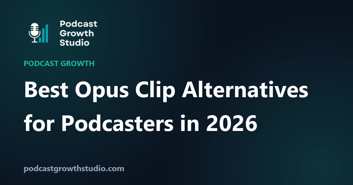 Best Opus Clip Alternatives for Podcasters in 2026