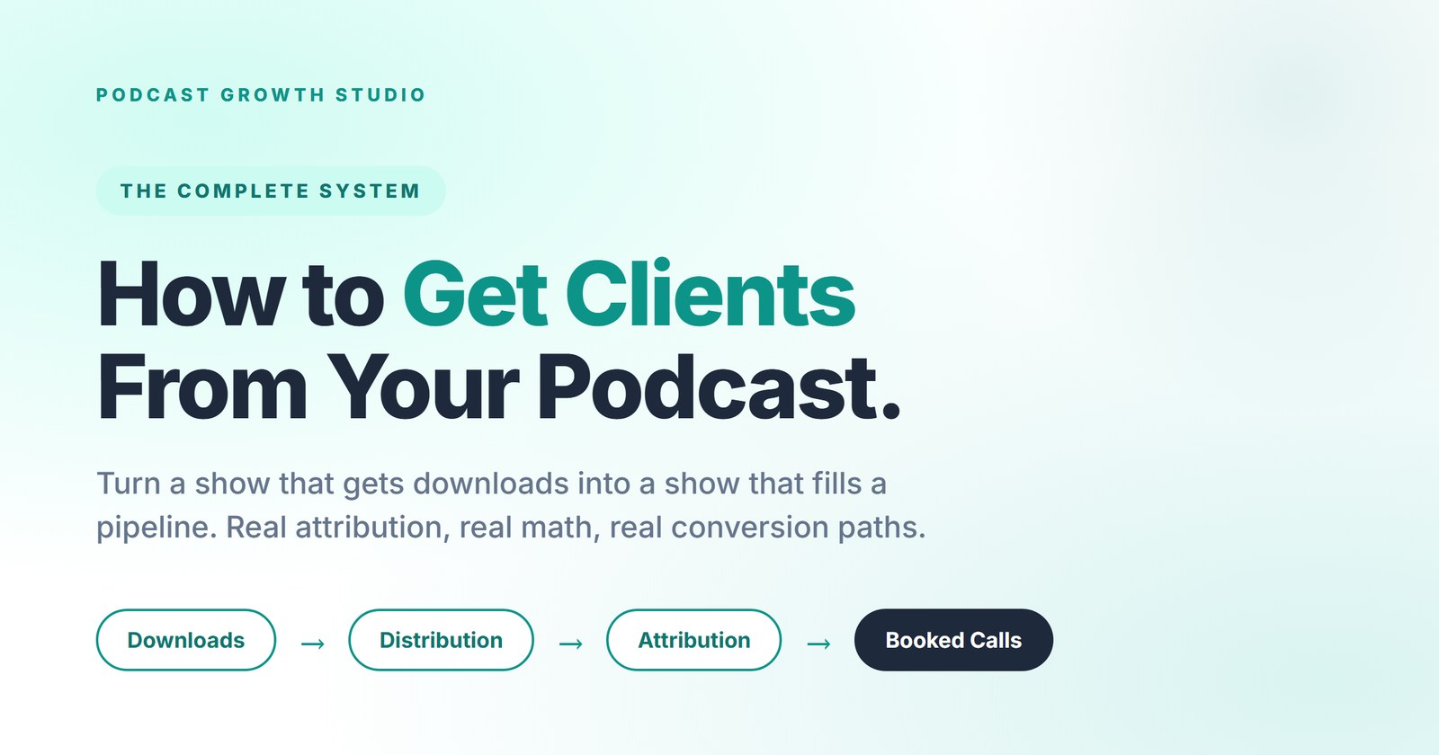 How to Get Clients From Your Podcast: A Complete System